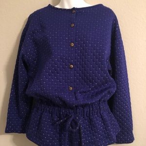 Vintage Quilted Blouse 🌸